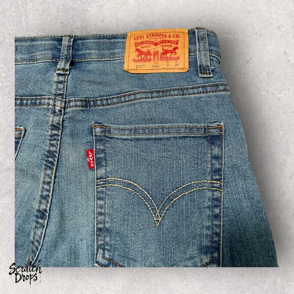 Levi's 511 Kids Jeans Size  14 New Without Tags Slim Fit Stretch Denim Boys - Picture 3 of 4